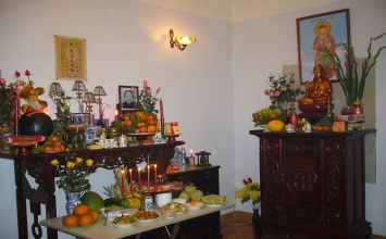 Cách thờ Phật & gia tiên